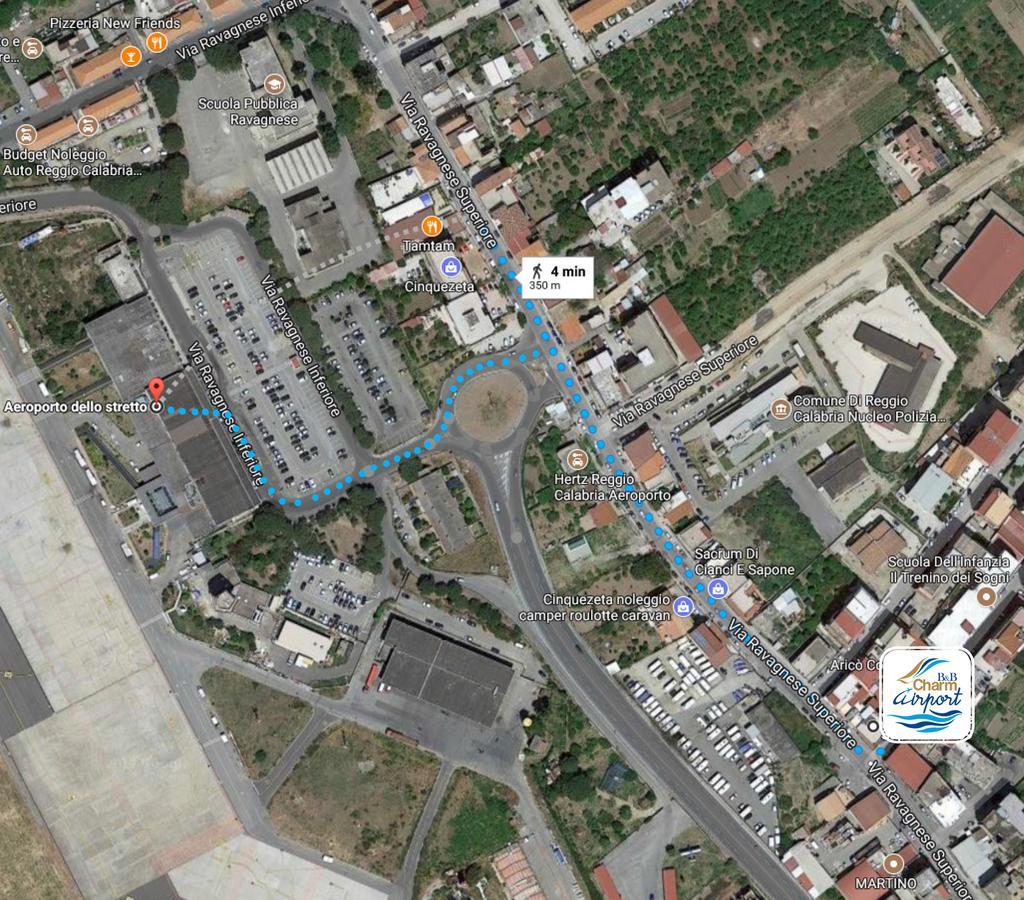 Charm Airport Bed and Breakfast Reggio di Calabria Buitenkant foto